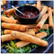 Peking duck spring rolls with dipping sauce, Melbourne Cup Perth canapé menu